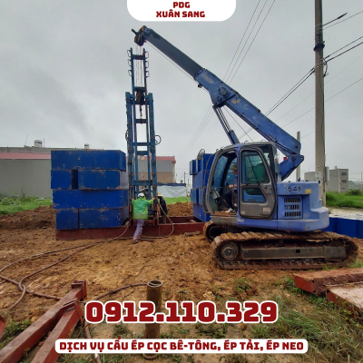 ép cọc bê tông