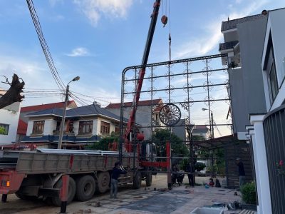 cẩu biển quảng cáo