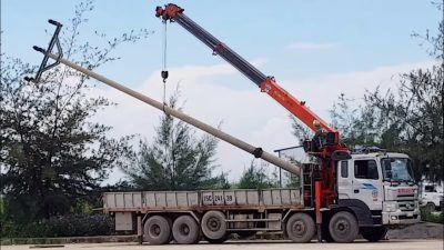Dịch vụ cẩu cột điện uy tín số 1 tại Lạng Sơn