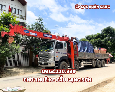 xe cẩu lạng sơn