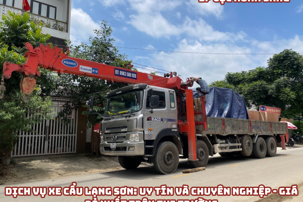 Nhận vận chuyển hàng hóa giá rẻ tại Lạng Sơn