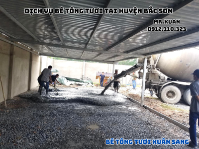 DỊCH VỤ BÊ TÔNG TƯƠI TẠI HUYỆN BẮC SƠN