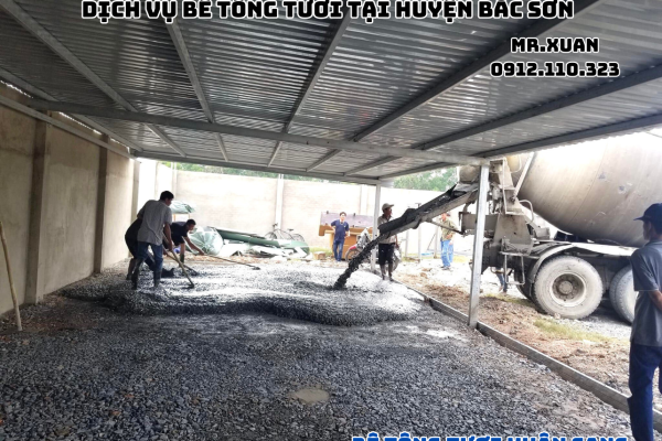 DỊCH VỤ BÊ TÔNG TƯƠI TẠI HUYỆN BẮC SƠN