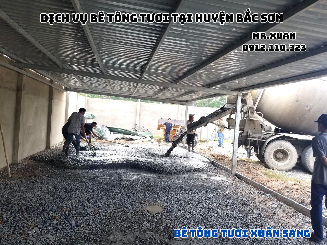 DỊCH VỤ BÊ TÔNG TƯƠI TẠI HUYỆN BẮC SƠN