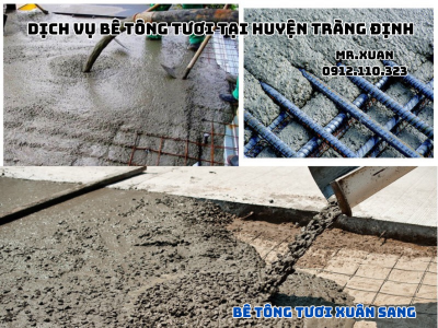 DỊCH VỤ BÊ TÔNG TƯƠI TẠI HUYỆN TRÀNG ĐỊNH