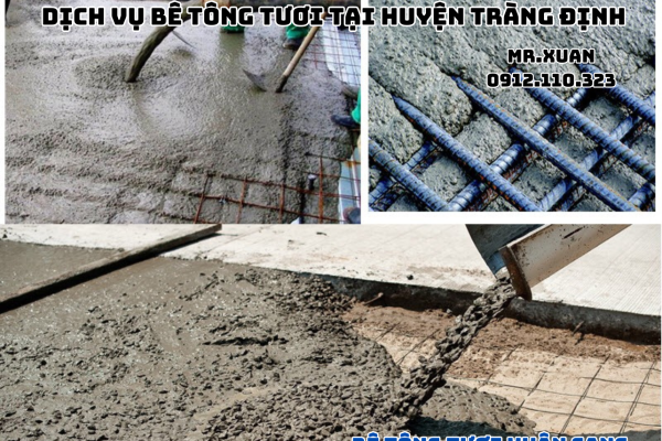 DỊCH VỤ BÊ TÔNG TƯƠI TẠI HUYỆN TRÀNG ĐỊNH
