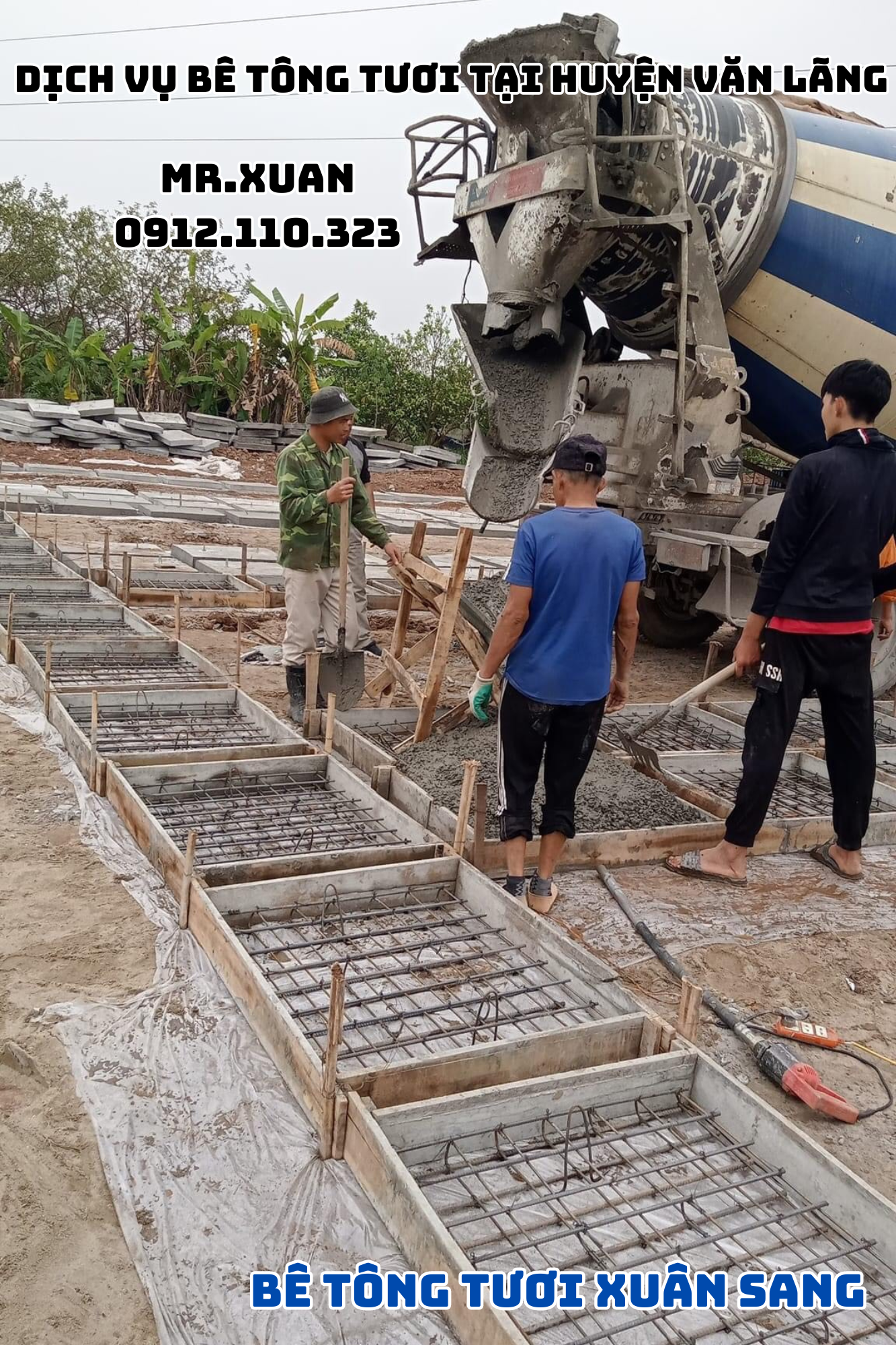 DỊCH VỤ BÊ TÔNG TƯƠI TẠI HUYỆN VĂN LÃNG