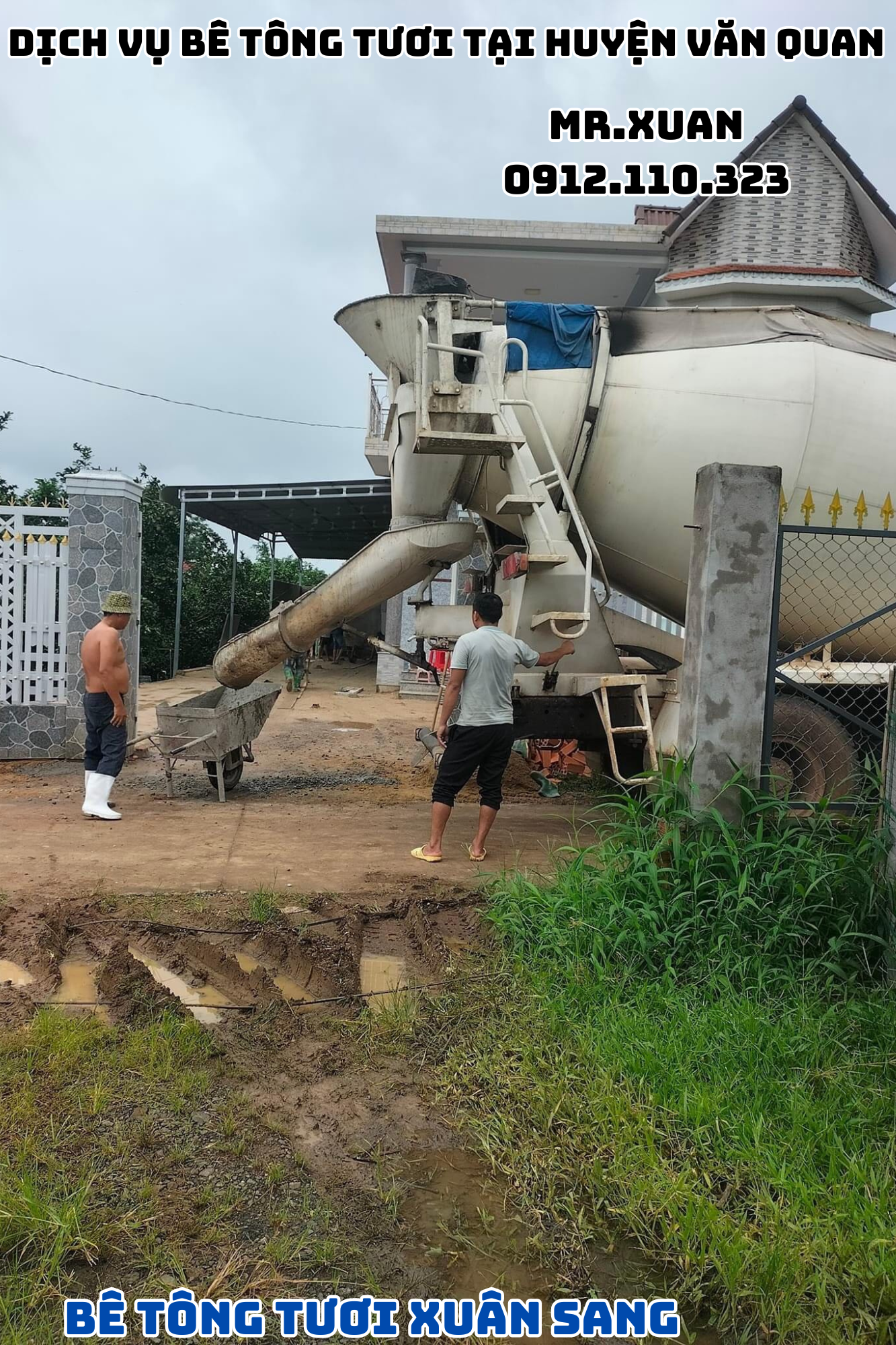 DỊCH VỤ BÊ TÔNG TƯƠI TẠI HUYỆN VĂN QUAN