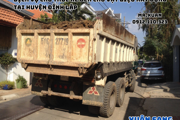 DỊCH VỤ CHO THUÊ XE BEN CHỞ VẬT LIỆU XÂY DỰNG TẠI HUYỆN ĐÌNH LẬP