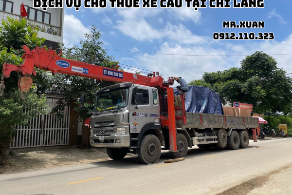DỊCH VỤ CHO THUÊ XE CẨU TẠI CHI LĂNG