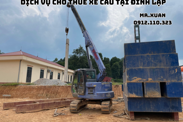 DỊCH VỤ CHO THUÊ XE CẨU TẠI ĐÌNH LẬP