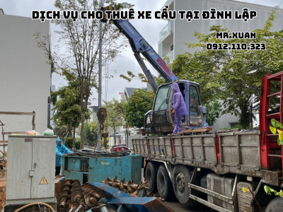 DỊCH VỤ CHO THUÊ XE CẨU TẠI HỮU LŨNG 