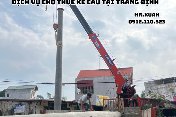 DỊCH VỤ CHO THUÊ XE CẨU TẠI TRÀNG ĐỊNH