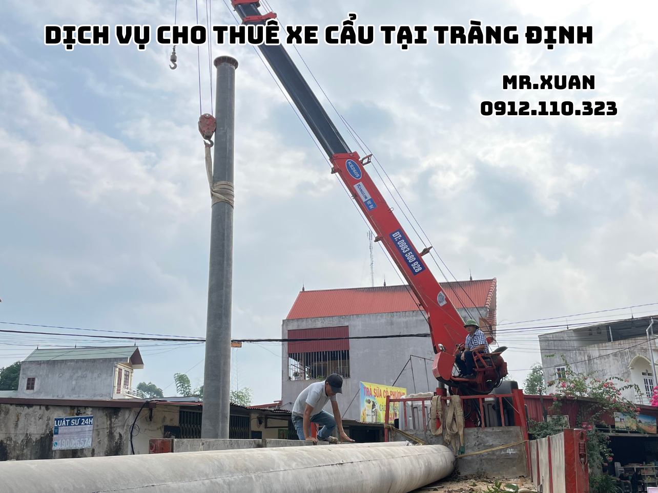 DỊCH VỤ CHO THUÊ XE CẨU TẠI TRÀNG ĐỊNH