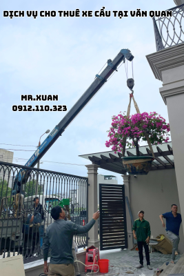 DỊCH VỤ CHO THUÊ XE CẨU TẠI VĂN QUAN