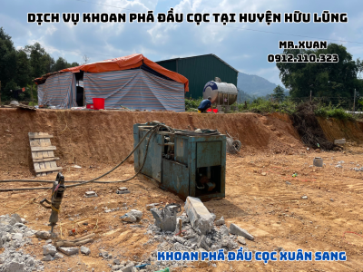 DỊCH VỤ KHOAN PHÁ ĐẦU CỌC TẠI HUYỆN HỮU LŨNG
