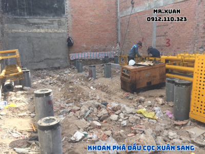 DỊCH VỤ KHOAN PHÁ ĐẦU CỌC TẠI HUYỆN TRÀNG ĐỊNH 