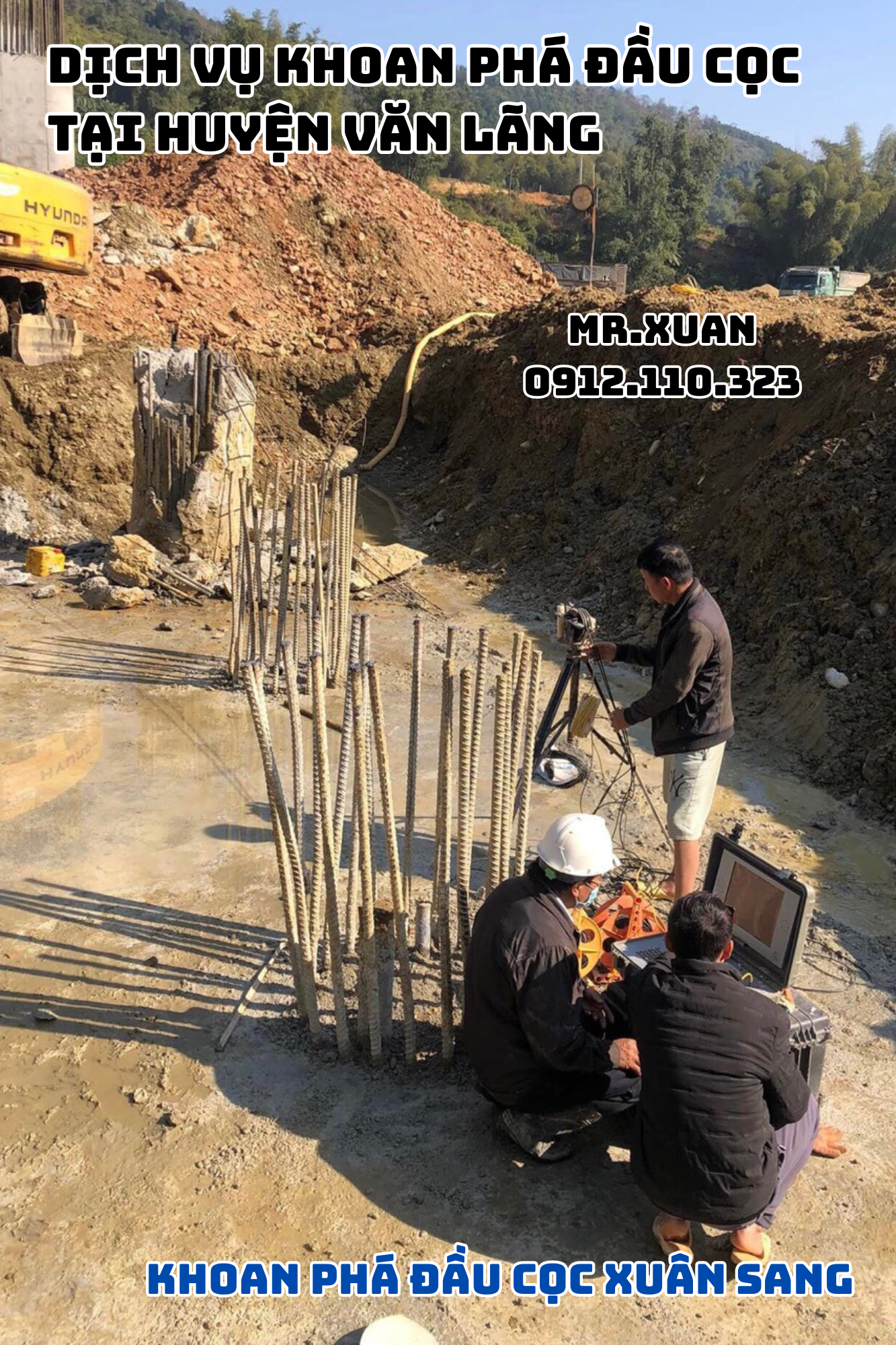 DỊCH VỤ KHOAN PHÁ ĐẦU CỌC TẠI HUYỆN VĂN LÃNG