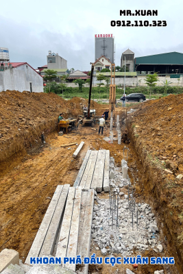 DỊCH VỤ KHOAN PHÁ ĐẦU CỌC TẠI HUYỆN VĂN QUAN