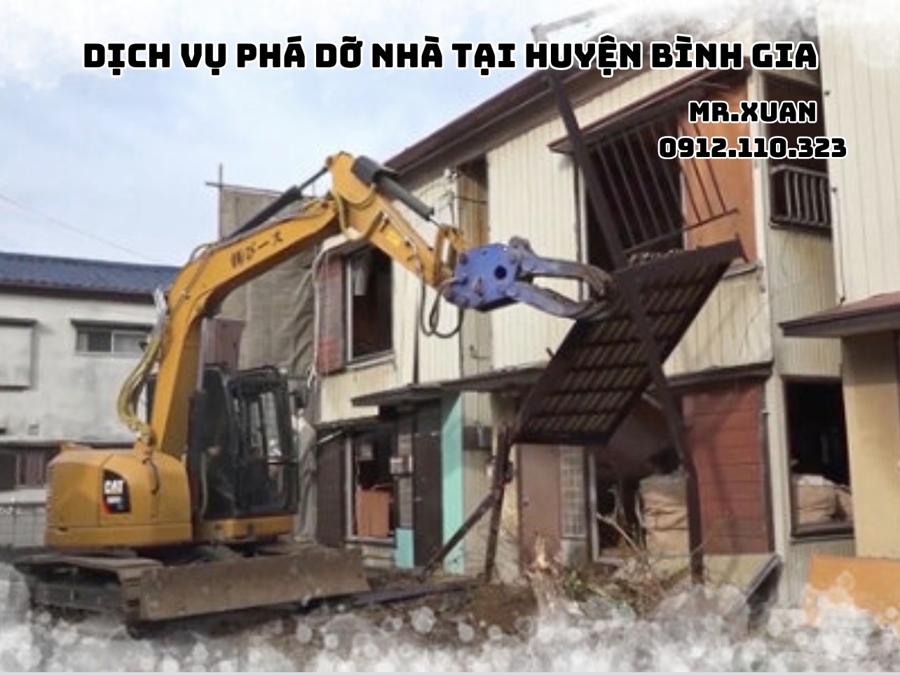DỊCH VỤ PHÁ DỠ NHÀ TẠI HUYỆN BÌNH GIA