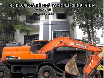 DỊCH VỤ PHÁ DỠ NHÀ TẠI HUYỆN HỮU LŨNG 