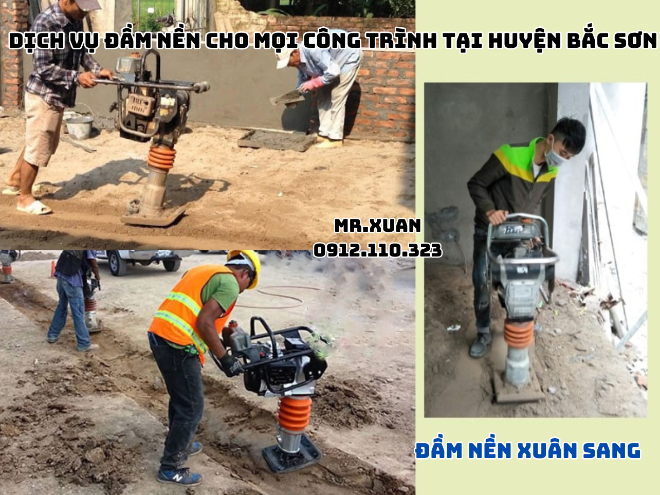 Dịch Vụ Đầm Nền Cho Mọi Công Trình Tại Huyện Bắc Sơn