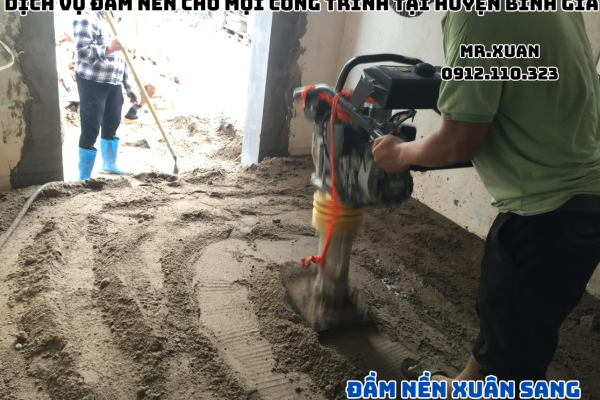 Dịch Vụ Đầm Nền Cho Mọi Công Trình Tại Huyện Bình Gia
