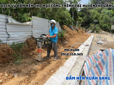 Dịch Vụ Đầm Nền Cho Mọi Công Trình Tại Huyện Chi Lăng