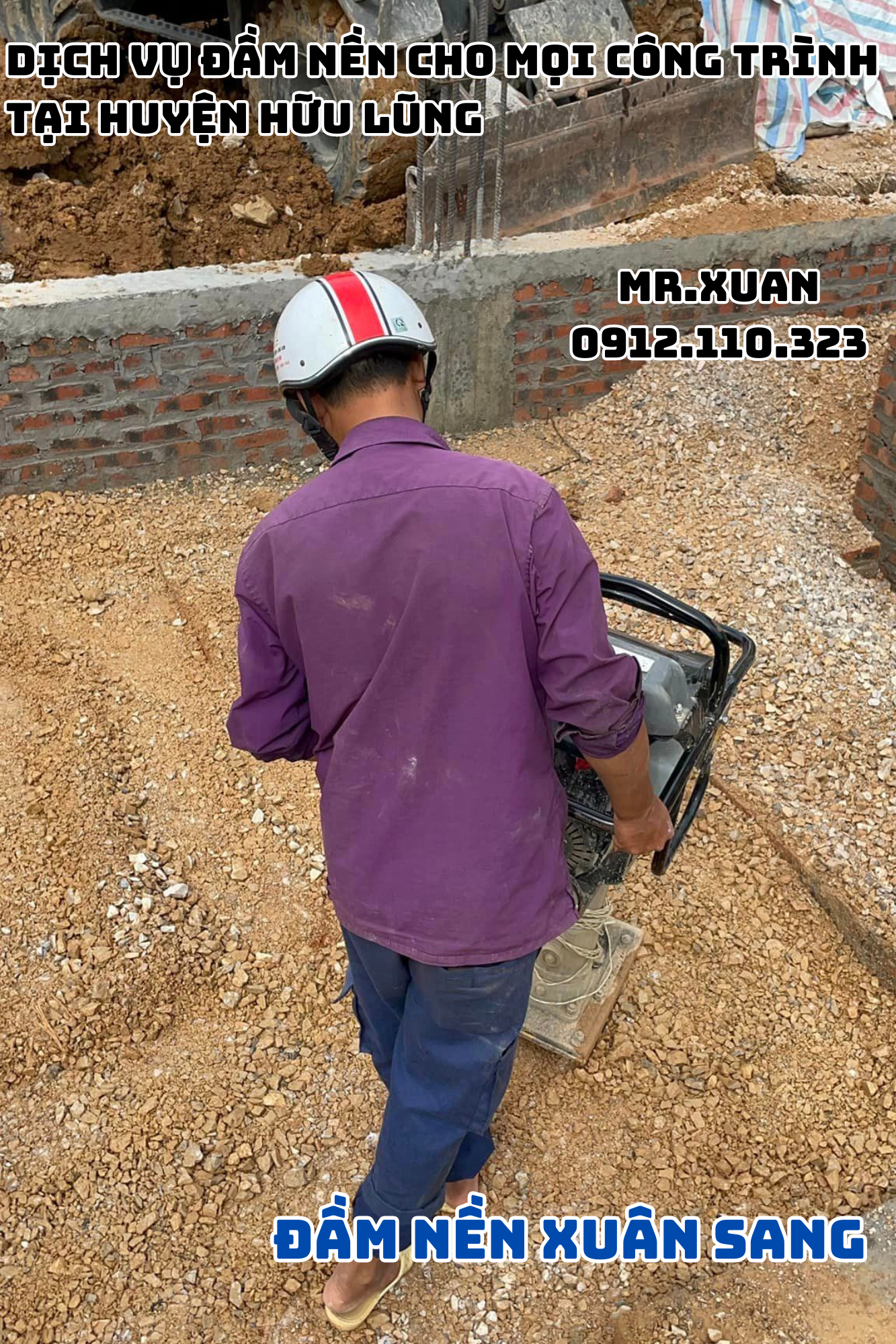 Dịch Vụ Đầm Nền Cho Mọi Công Trình Tại Huyện Hữu Lũng