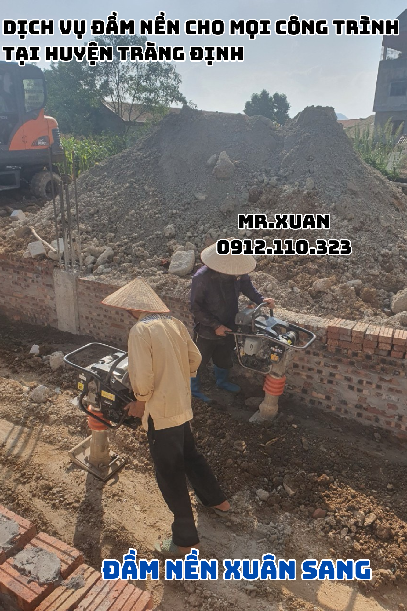 Dịch Vụ Đầm Nền Cho Mọi Công Trình Tại Huyện Tràng Định