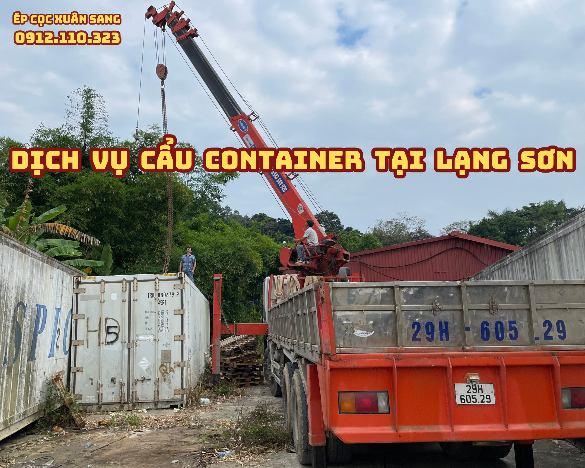cẩu container tại lạng sơn
