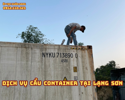 cẩu container tại lạng sơn