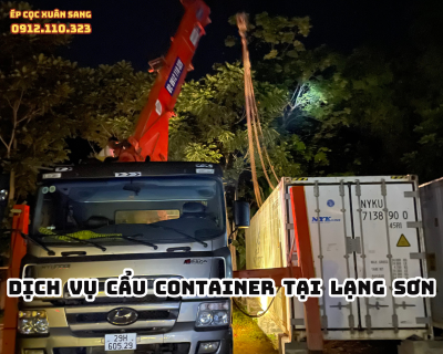 cẩu container tại lạng sơn