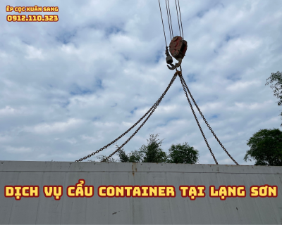 cẩu container tại lạng sơn