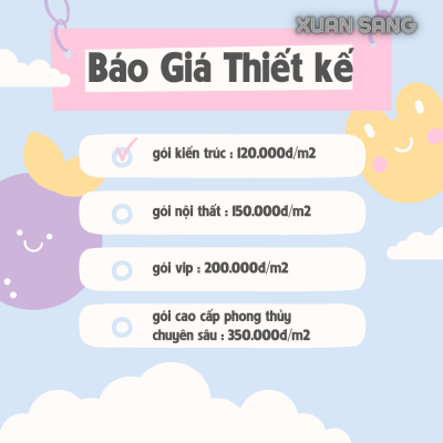 THIẾT KẾ NHÀ CỬA TẠI XUÂN SANG