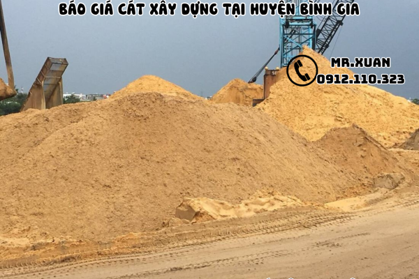 BÁO GIÁ CÁT XÂY DỰNG TẠI HUYỆN BÌNH GIA