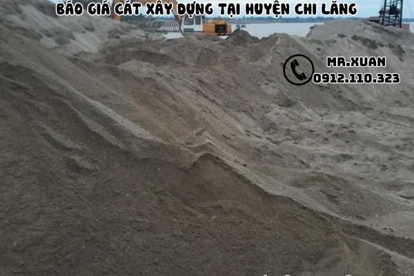 BÁO GIÁ CÁT XÂY DỰNG TẠI HUYỆN CHI LĂNG