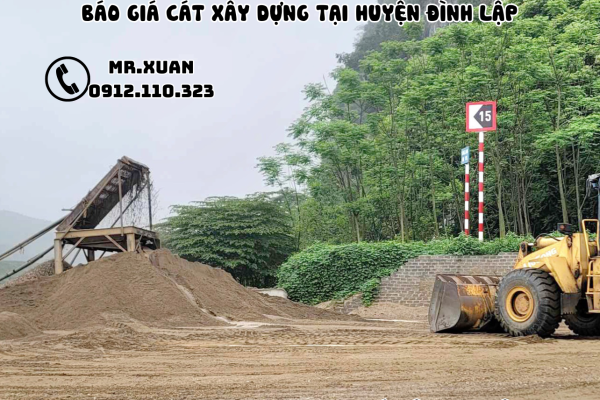 BÁO GIÁ CÁT XÂY DỰNG TẠI HUYỆN ĐÌNH LẬP