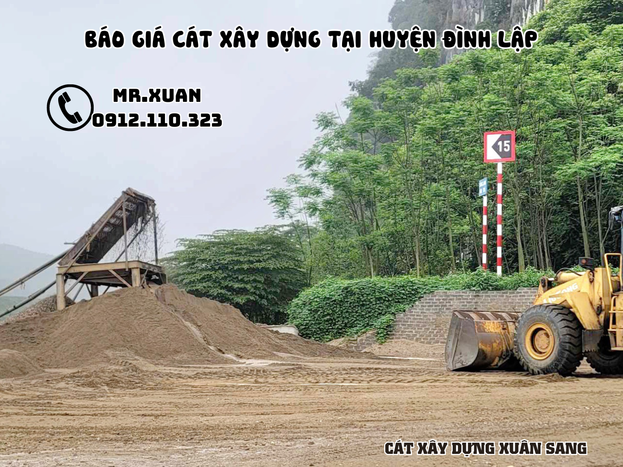 BÁO GIÁ CÁT XÂY DỰNG TẠI HUYỆN ĐÌNH LẬP