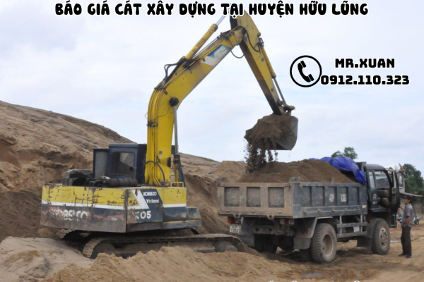 BÁO GIÁ CÁT XÂY DỰNG TẠI HUYỆN HỮU LŨNG