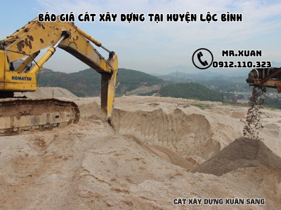 BÁO GIÁ CÁT XÂY DỰNG TẠI HUYỆN LỘC BÌNH