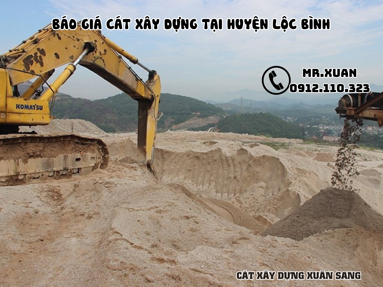 BÁO GIÁ CÁT XÂY DỰNG TẠI HUYỆN LỘC BÌNH