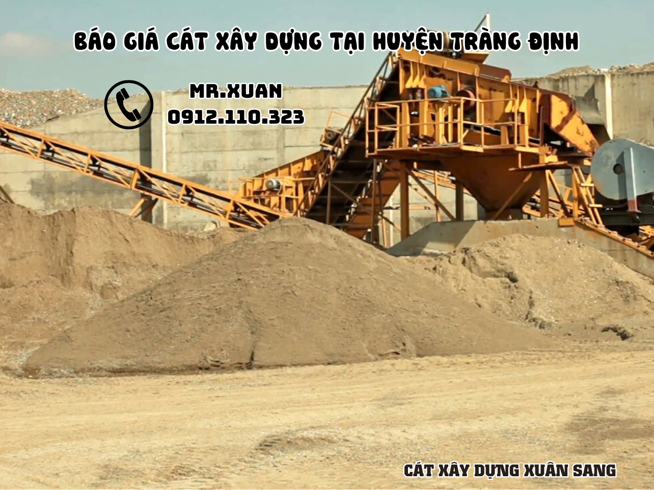BÁO GIÁ CÁT XÂY DỰNG TẠI HUYỆN TRÀNG ĐỊNH