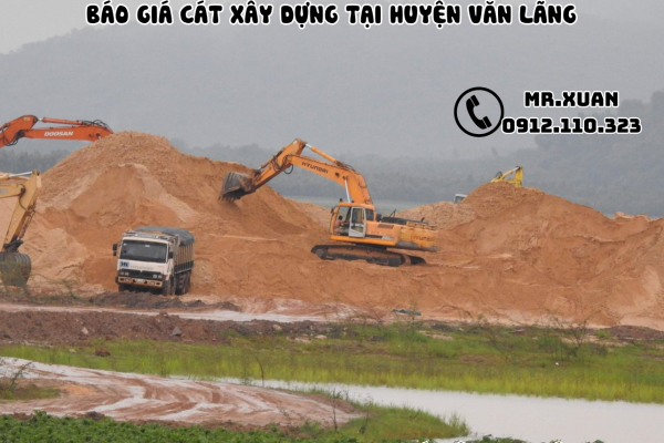 BÁO GIÁ CÁT XÂY DỰNG TẠI HUYỆN VĂN LÃNG