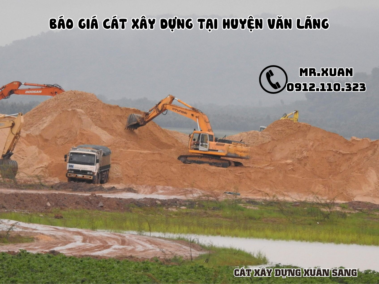BÁO GIÁ CÁT XÂY DỰNG TẠI HUYỆN VĂN LÃNG