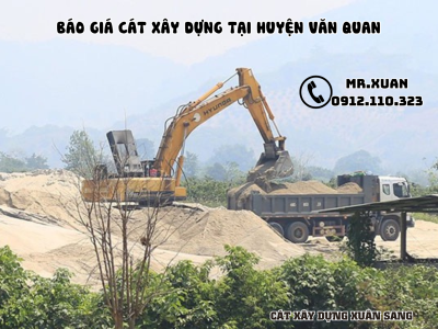 BÁO GIÁ CÁT XÂY DỰNG TẠI HUYỆN VĂN QUAN