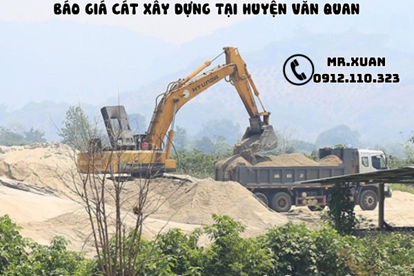 BÁO GIÁ CÁT XÂY DỰNG TẠI HUYỆN VĂN QUAN