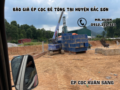 BÁO GIÁ ÉP CỌC BÊ TÔNG TẠI HUYỆN BẮC SƠN