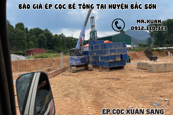 BÁO GIÁ ÉP CỌC BÊ TÔNG TẠI HUYỆN BẮC SƠN