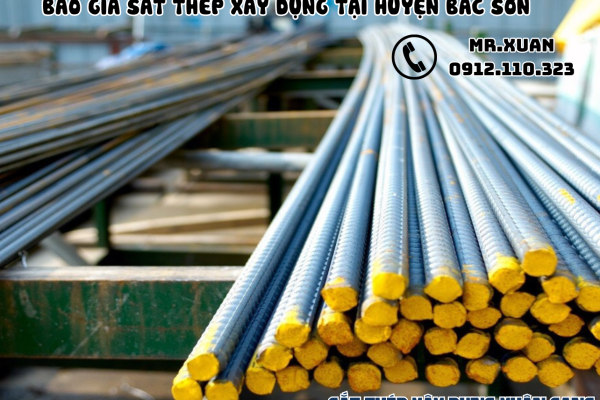 BÁO GIÁ SẮT THÉP XÂY DỰNG TẠI HUYỆN BẮC SƠN